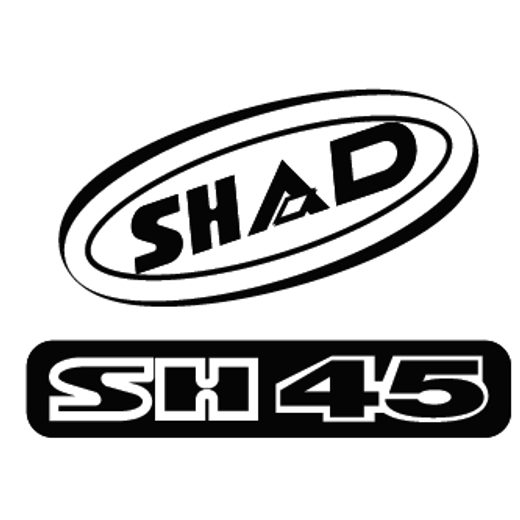 Stickers SHAD D1B45ETR za SH45 rdeč