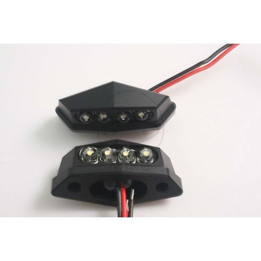 Number plate light JMP LED black črna
