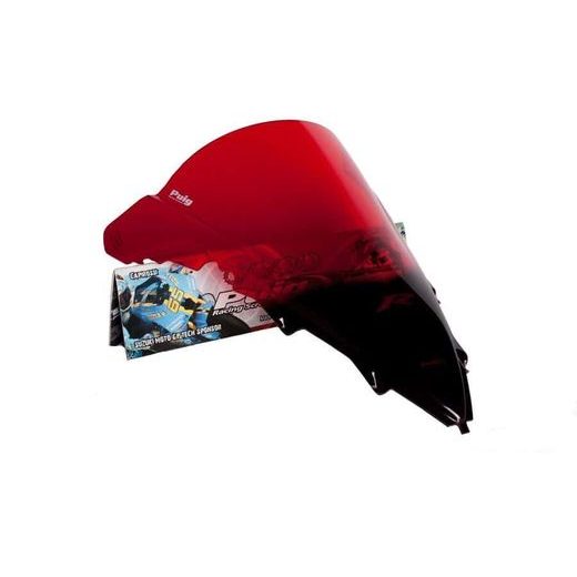 Windscreen PUIG RACING 4935R rdeč