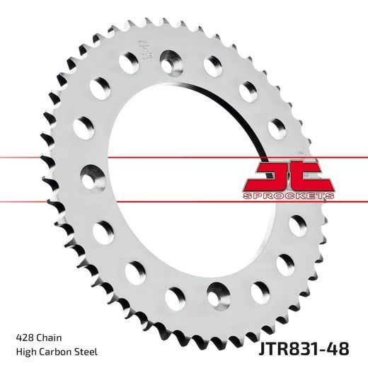 Zadnji verižnik (zobnik) JT JTR 831-48 48T, 428