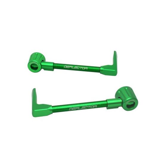 Lever guard ACCOSSATO DE003 with green hose and joint right + left, aluminium