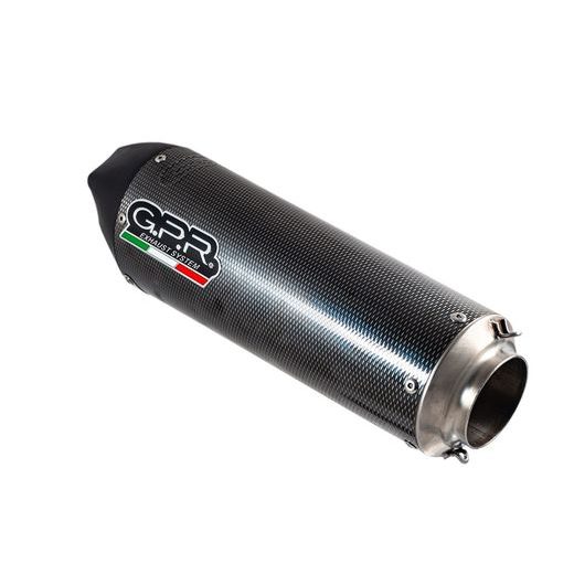 Dual slip-on exhaust GPR GPE ANN. K.80.GPAN.PO Carbon look KAWASAKI - Z 1000 [2007 - 2009]