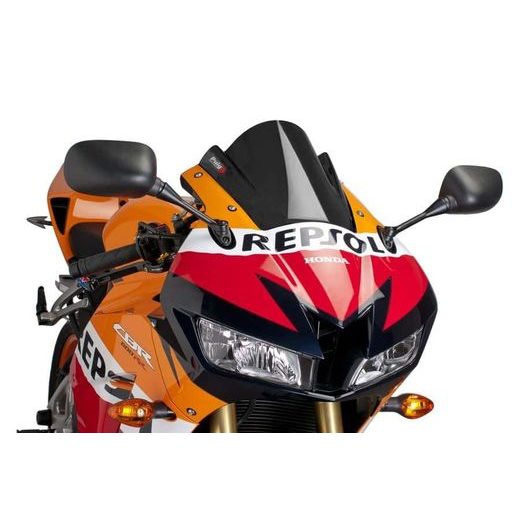 Windscreen PUIG RACING 6478N črna