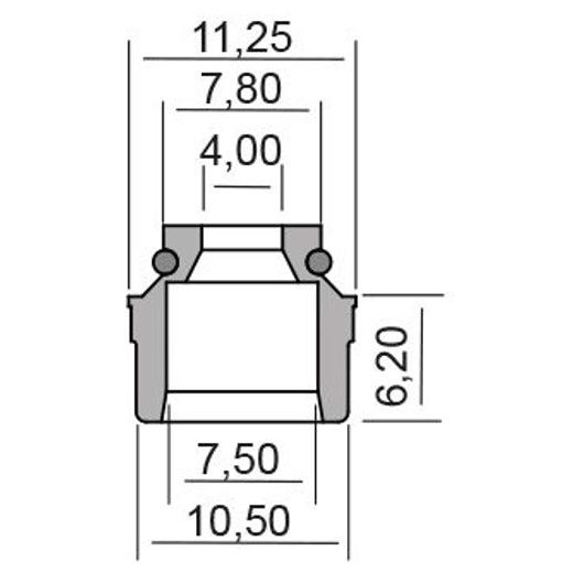 Oil seal RMS 100669210 valve stem