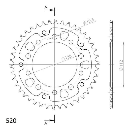 Verižni set EK - Zlat chain 525 MVXZ, X-ring (X, NX, QX, XS), CHK front sprocket JT, CHK rear sprocket SUPERSPROX STEALTH za HONDA CB 650 R 2019-2024