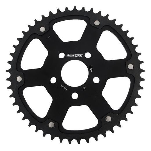 Zadnji verižnik (zobnik) SUPERSPROX STEALTH RST-7080:49-BLK črna