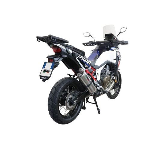 Dual slip-on exhaust GPR TRAIL / OFF-ROAD E5.H.275.DUAL.IO Matte inox