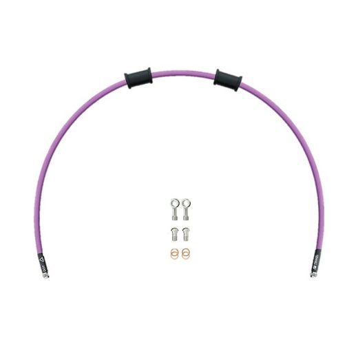 Set cevi za sklopko Venhill POWERHOSEPLUS KAW-11010C-PU (1 cev v kompletu) Purple hoses, chrome fittings