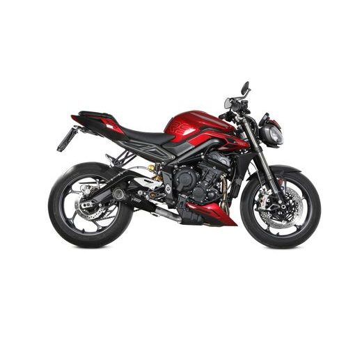 Full exhaust system 3x1 MIVV X-M5 T.026.SC5B Črn