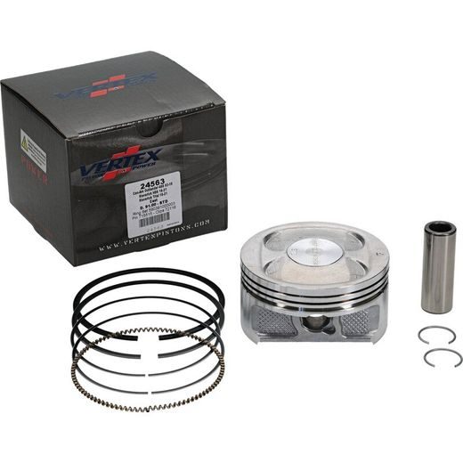 Complete piston VERTEX 24563 Cylinder 91, piston 90,96 mm (Cast)