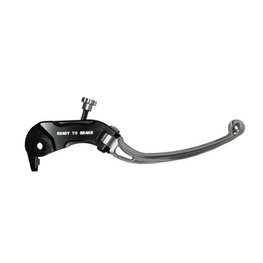 Brake lever folding ACCOSSATO LV030 in aluminium for brake master cylinder Ready To Brake srebrna