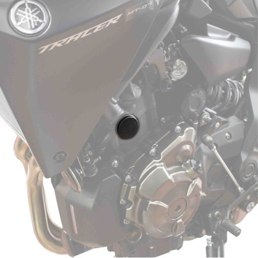Chassis cap covers PUIG 9638N črna