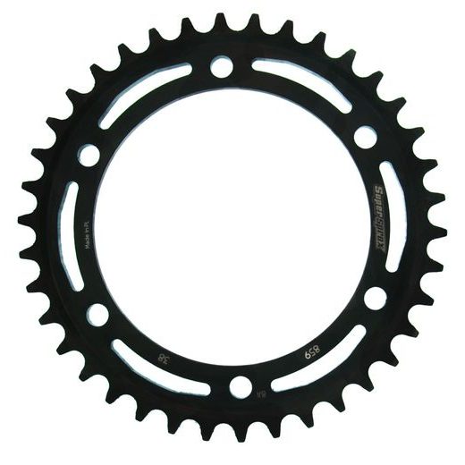 Zadnji verižnik (zobnik) SUPERSPROX RFE-859:38-BLK črna 38T, 530