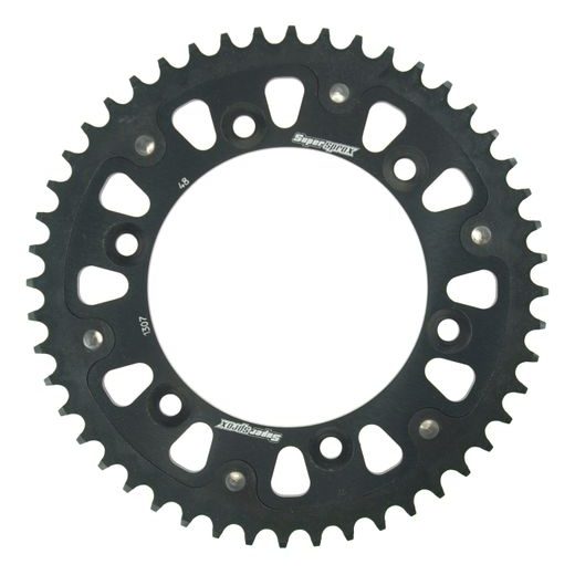 Rear sprocket SUPERSPROX STEALTH RST-1307:48-BLK črna 48T, 525