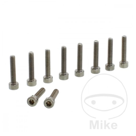 Cap head bolts JMT DIN 912 A2 M4X0.7 20 mm 10 pieces