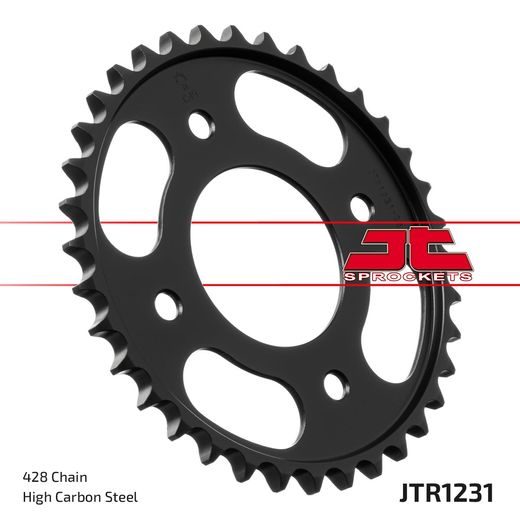 Zadnji verižnik (zobnik) JT JTR 1231-36 36T, 428