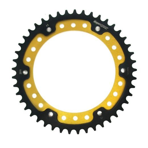 Rear sprocket SUPERSPROX STEALTH RST-2011:45-GLD zlata 45T, 530