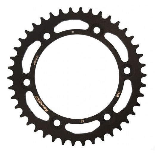 Rear ALU sprocket SUPERSPROX RAL-1308:42-BLK črna 42T, 520