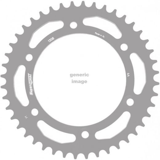 Rear ALU sprocket SUPERSPROX RAL-1308:50-BLK črna 50T, 520