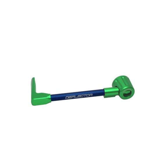 Lever guard ACCOSSATO DE002 with blue hose and joint left, aluminium