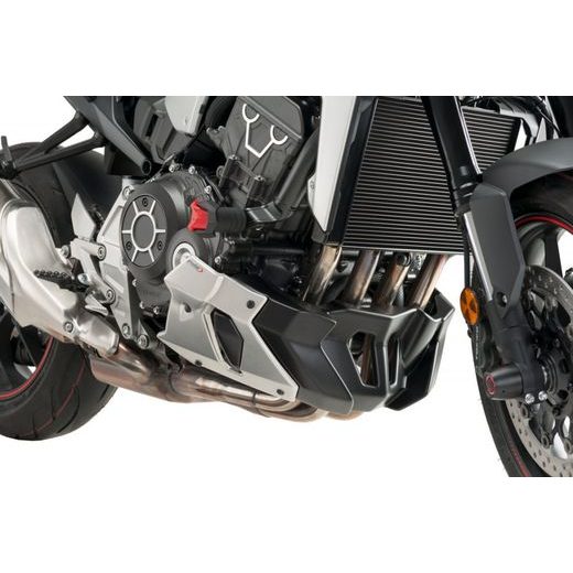 Engine spoiler PUIG 9746J matt black stickers included