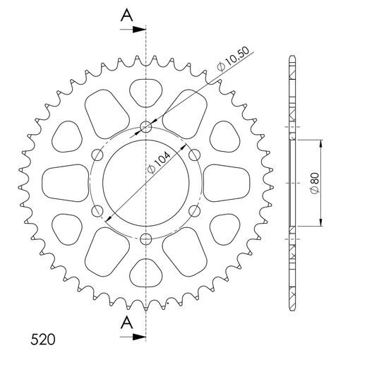 Verižni set D.I.D Chain - Srebrna chain 520 VX, X-ring (X, NX, QX, XS), CHK front sprocket JT CHK rubber cushioned, CHK rear sprocket SUPERSPROX za KAWASAKI ZXR 400 1988-2002