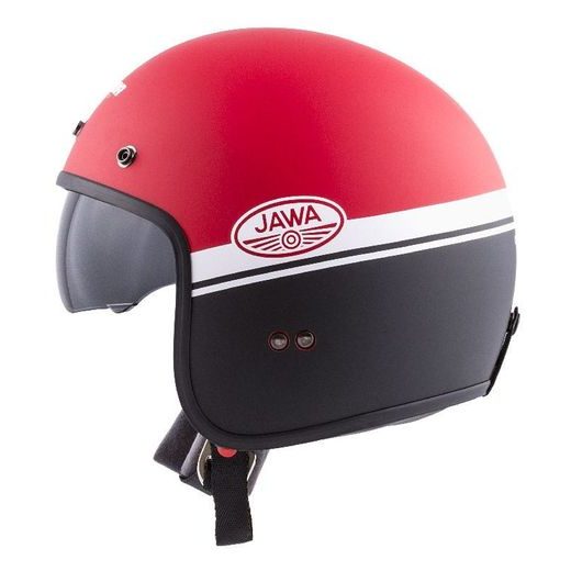Jet čelada CASSIDA OXYGEN JAWA OHC red matt / black / white L