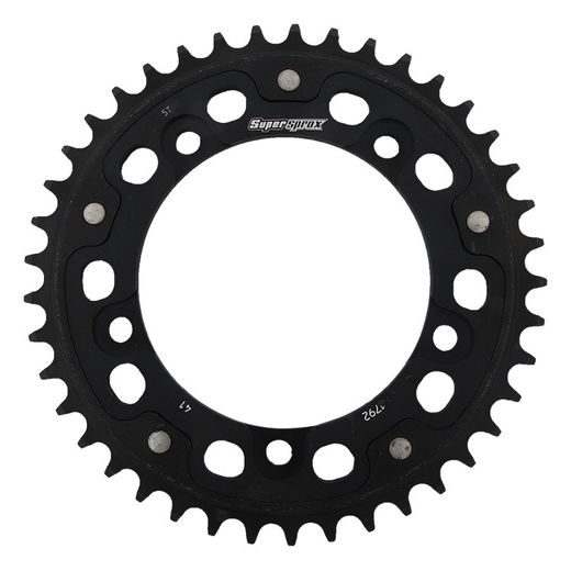 Zadnji verižnik (zobnik) SUPERSPROX STEALTH RST-1792:41-BLK črna 41T, 525
