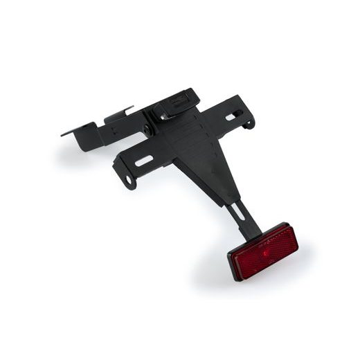 Adjustable license support PUIG 3884N črna
