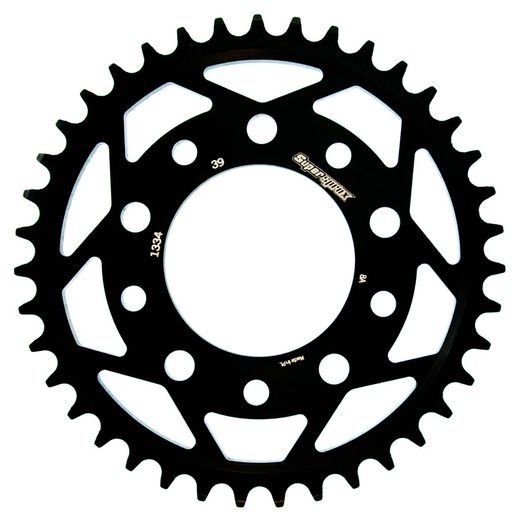 Zadnji verižnik (zobnik) SUPERSPROX RFE-1334:39-BLK črna 39T, 530