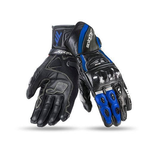Rokavice Seventy Degrees 70° SD-R2 BLACK/BLUE XL