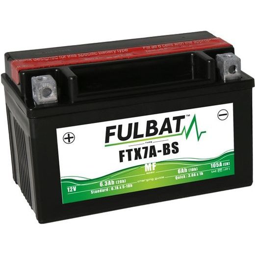 Akumulator brez vzdrževanja FULBAT FTX7A-BS (YTX7A-BS)
