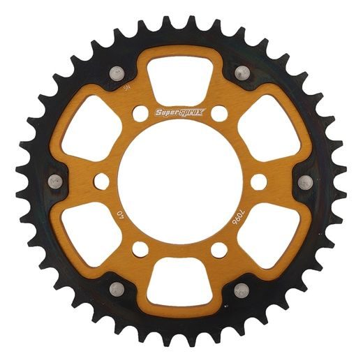 Zadnji verižnik (zobnik) SUPERSPROX STEALTH RST-7096:40-GLD zlata 40T, 530