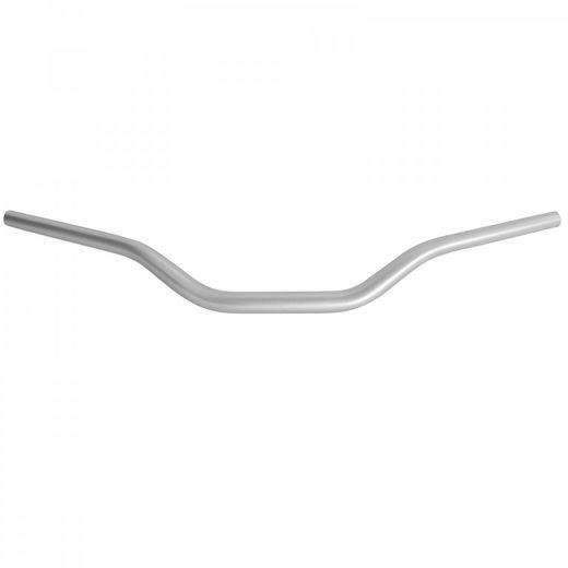 Homologated handlebars ACCOSSATO HBT185 srebrna (diameter 28,5mm, length 850mm)