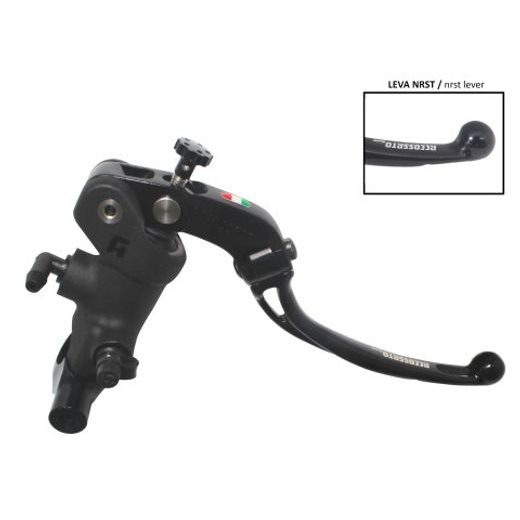 Radial brake master cylinder ACCOSSATO PC014 19 x 20 with folding lever,black