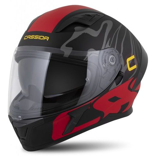 Integralna čelada CASSIDA Orbit Multivers black matt,red,gray,yellow 2XL