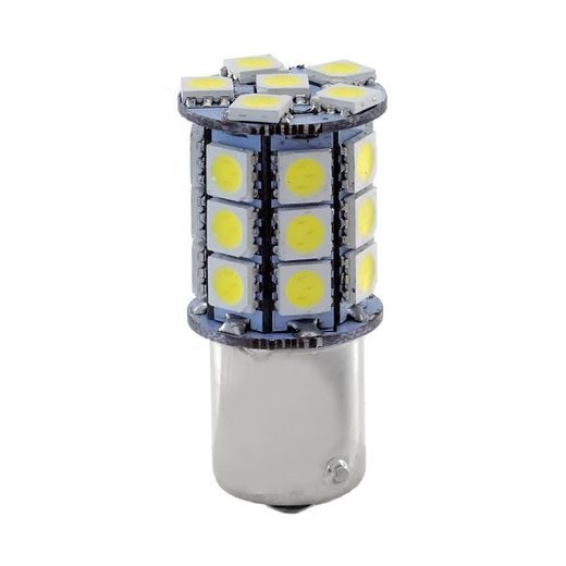 LED lamp RMS BAY15S 246511005 450 lumen bela
