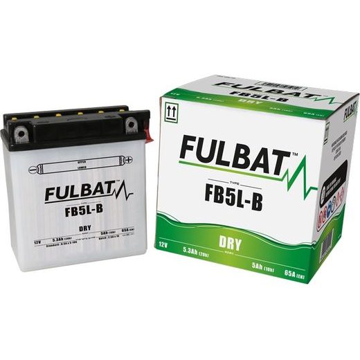 Konvencionalen akumulator (priložena kislina) FULBAT FB5L-B (YB5L-B) Kislina priložena