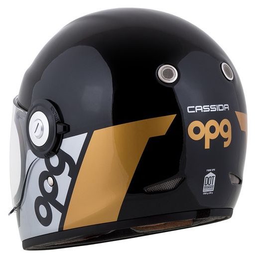 Integralna čelada CASSIDA Fibre OPG black/ gold/ silver 2XL