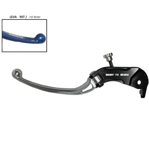 Ročica sklopke ACCOSSATO LV033 in Aluminium For Clutch Master Cylinder Ready To Brake srebrna