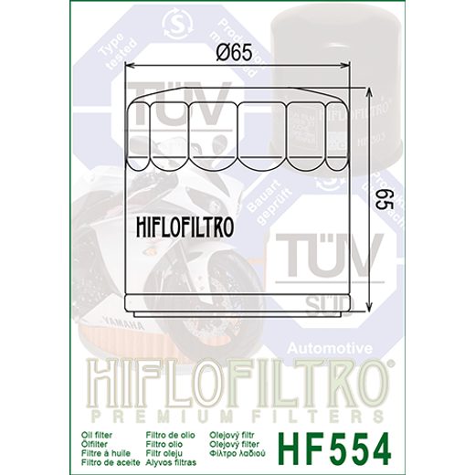 Oljni filter HIFLOFILTRO HF554