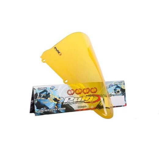Windscreen PUIG RACING 4637G yellow