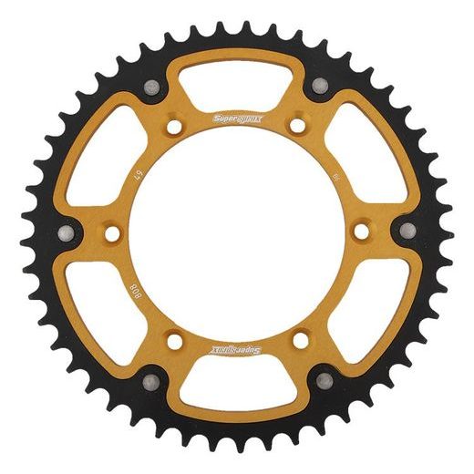 Rear sprocket SUPERSPROX STEALTH RST-808:49-GLD zlata 49T, 520