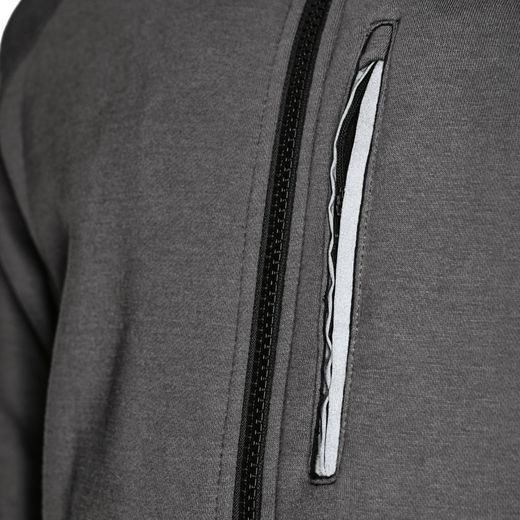 Hoodie GMS ARAS ZIP ZG51908 siva 2XL