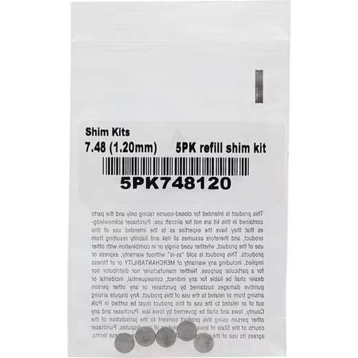 Shim HOT CAMS 5PK748120 5pk (diameter 7.48 mm, thick 12.0 mm)
