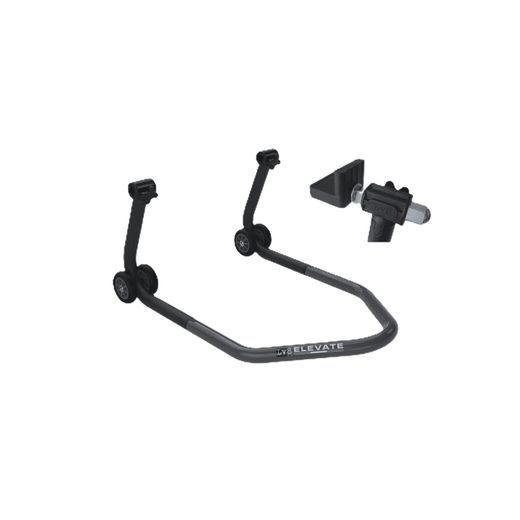 Universal rear stand LV8 E620LG.KG with rubber cursors black/green
