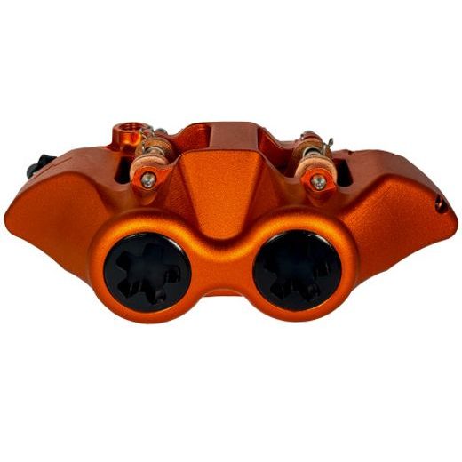 Radial brake caliper ACCOSSATO PZ004 forged monoblock 108 mm distance with pistons in aluminium