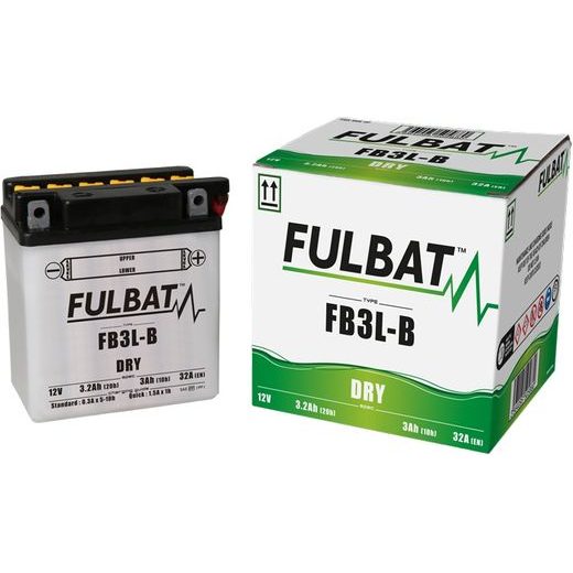 Konvencionalen akumulator (priložena kislina) FULBAT FB3L-B (YB3L-B) Kislina priložena