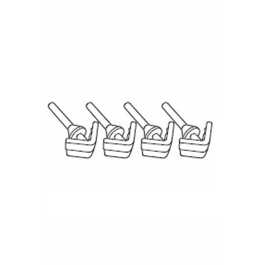 Rubber dampers SHAD 200799R for SH58X/SH59X/SH50/SH48
