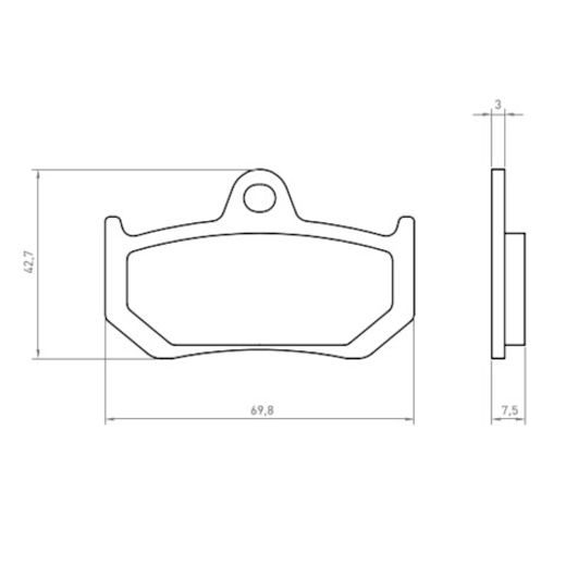 Zavorne obloge ACCOSSATO AGPA118 OR
